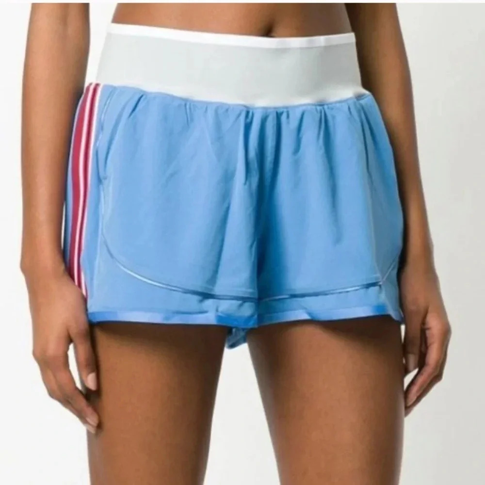 ADIDAS STELLA MCCARTNEY CW0127 Intensity Shorts 2 in 1 in Storm Blue (L-XL)